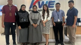Dokumentasi foto PT KWE Logistik Indonesia bersama PT Telkom Indonesia. (Foto: Dok. Istimewa)