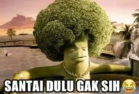 Bahasa gaul lucu dan kocak dalam meme. (Foto: dok. Istimewa)