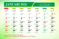 Kalender PDF 2026. (Foto: Dok. Istimewa)