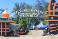 Pantai Gondoriah di Pariaman, provinsi Sumatera Barat. (Foto: Dok. Istimewa)