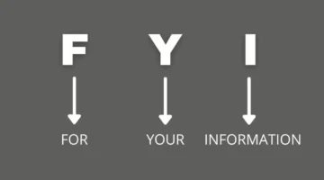Arti FYI, Istilah Populer yang Sering Salah Digunakan di Chat dan Email
