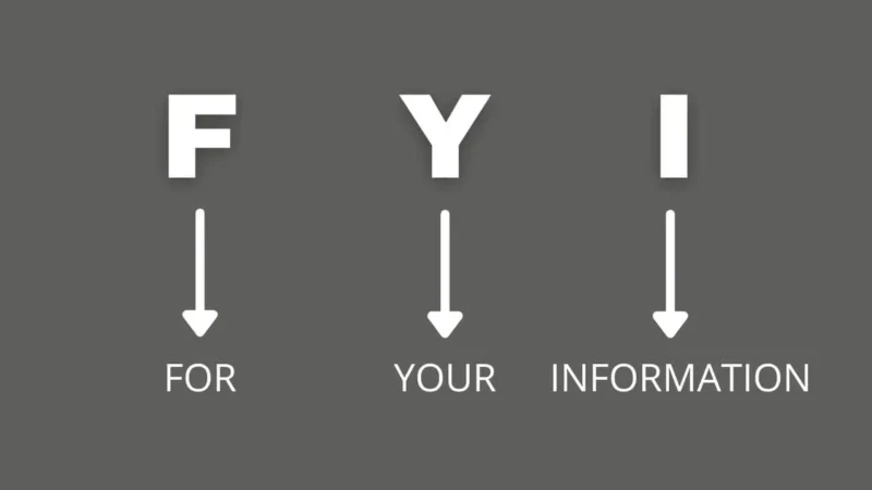 Arti FYI, Istilah Populer yang Sering Salah Digunakan di Chat dan Email