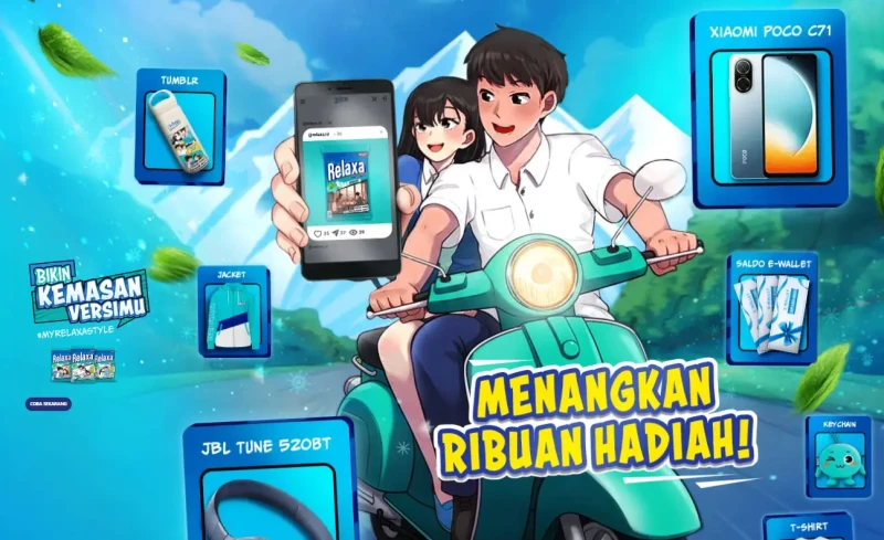 Relaxa anime edition, sebuah kampanye kreatif. (Foto: Dok. Istimewa)