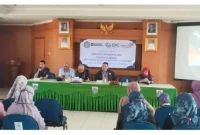 Suasana Pelatihan Pembinaan UKM bertema "Strategi Branding dan Merek: Mengamankan Aset Bisnis dari Plagiarisme" di Aula Kelurahan Sukabumi Utara, Jakarta Barat, yang digelar Telkom Witel Jakarta Inner.