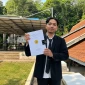  Fauzi Afrizal saat memegang laporan. (Foto: Dok. Istimewa)