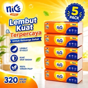 Nice Facial Tissue 320 Sheet 2PLY