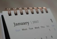 Ilustrasi kalender 2027. Foto: istockphoto/photo_Pawel