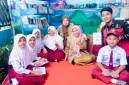 Program kerja “Pojok Literasi Digital Desa Marannu dengan Program Sinkronisasi Aplikasi E-Pusda Maros Berbasis QR Code”. (Foto: Dok. Istimewa)