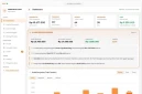 Tampilan dashboard NeoKasir.com yang menampilkan ringkasan pendapatan, asisten AI keuntungan, grafik penjualan, dan transaksi terbaru. (Dok. NeoKasir.com)